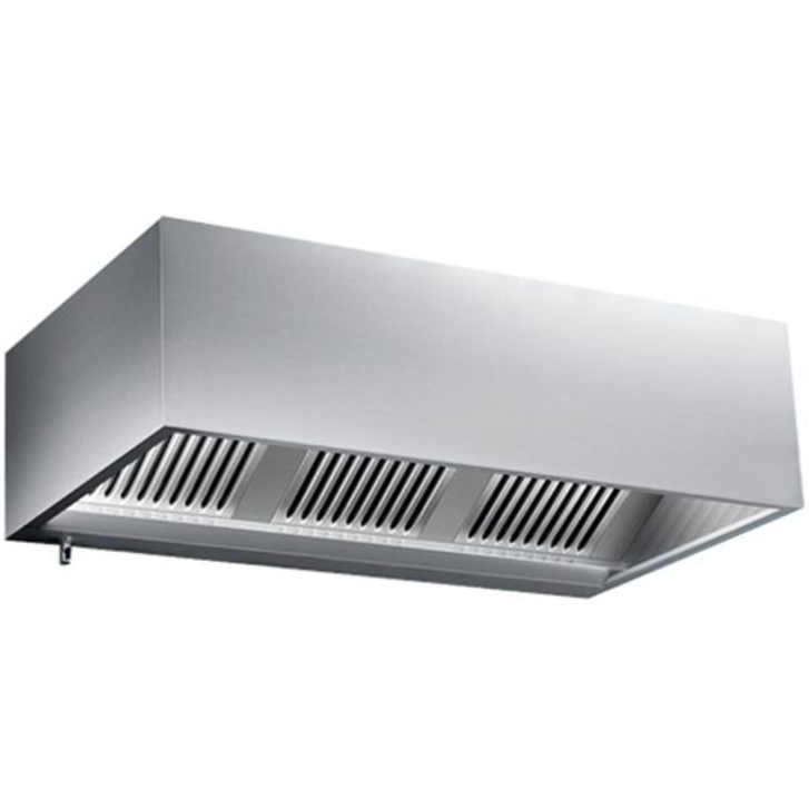 <transcy>Cappa a parete cubica statica 1,2 m - con filtro e lampada</transcy>