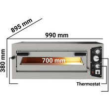 Görseli Galeri görüntüleyiciye yükleyin, PIZZAGROUP - Four à pizza électrique 4 x ø35 cm manuel / Italie
