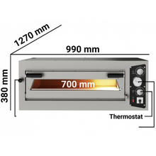 Cargue la imagen en la galería, PIZZAGROUP - Four à pizza électrique 6 x (ø35 cm) - En profondeur manuel / Italie
