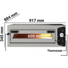 Görseli Galeri görüntüleyiciye yükleyin, PIZZAGROUP - Four à pizza électrique 4x30 cm - 230 Volt manuel / Italie
