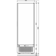 Lade das Bild in den Galerie-Viewer, GLEE - Vitrine de congélation - Glee 45 prime - 258 Litres - Froid ventilé - Full Black
