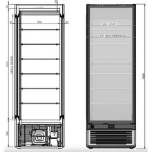 Charger l&#39;image dans la galerie, Armoire à boissons, vitrine réfrigérée, vitrine de congélation, congélateur vitré, frigo à boissons, frigo, congel, congélateur, armoire de congélation
