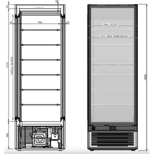 Lade das Bild in den Galerie-Viewer, Armoire à boissons, vitrine réfrigérée, vitrine de congélation, congélateur vitré, frigo à boissons, frigo, congel, congélateur, armoire de congélation
