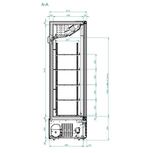 Cargue la imagen en la galería, GLEE - Vitrine de congélation - Glee 45 Lite - 258 Litres - Froid ventilé
