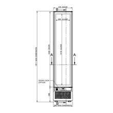 Lade das Bild in den Galerie-Viewer, GLEE - Vitrine de congélation - Glee X-SLIM - 131 Litres - Froid statique
