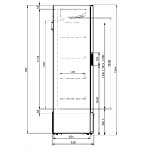 Görseli Galeri görüntüleyiciye yükleyin, GLEE - Frigo mural à boissons - Glee 42 Prime - 410 Litres - Full Black
