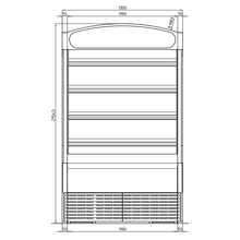 Carica l&#39;immagine nel visualizzatore di Gallery, GLEE - Armoire murale réfrigérée self-service - Gemma 120 - 1280 Litres
