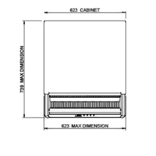 Görseli Galeri görüntüleyiciye yükleyin, GLEE - Armoire murale réfrigérée ouverte - self service - Joy30 Lite 3m1 (Sushis ou viande) - 258 Litres
