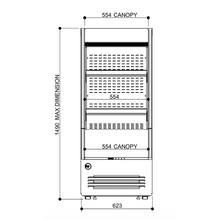 Cargue la imagen en la galería, GLEE - Armoire murale à boissons ouverte réfrigérée - self service - self service - Joy 30 Lite - 258 Litres
