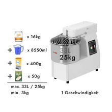 Carica l&#39;immagine nel visualizzatore di Gallery, &lt;transcy&gt;Impastatrice 33 litro / 25 kg - 230 Volt&lt;/transcy&gt;
