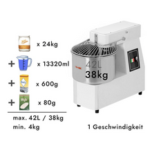 Carica l&#39;immagine nel visualizzatore di Gallery, &lt;transcy&gt;Impastatrice 42 Litri con testa fissa / 38 kg - 400 Volt&lt;/transcy&gt;
