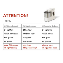 Carica l&#39;immagine nel visualizzatore di Gallery, &lt;transcy&gt;Impastatrice 42 Litri con testa fissa / 38 kg - 400 Volt&lt;/transcy&gt;
