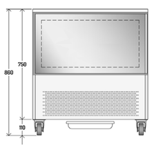 Cargue la imagen en la galería, ILSA - Refroidisseur rapide 4x GN 1/1 + EN 400 x 600 mm - surgélateur
