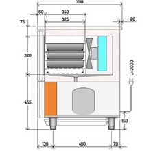 Görseli Galeri görüntüleyiciye yükleyin, ILSA - Refroidisseur rapide 4x GN 1/1 + EN 400 x 600 mm - surgélateur
