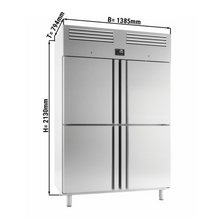 Lade das Bild in den Galerie-Viewer, Armoire réfrigéré positive (GN 2/1) - 4 portes réfrigérateur ECO - 1400 Litres
