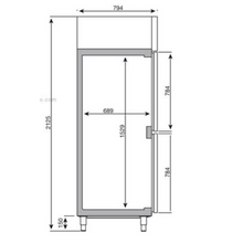 Lade das Bild in den Galerie-Viewer, Armoire réfrigéré positive (GN 2/1) - 4 portes réfrigérateur ECO - 1400 Litres
