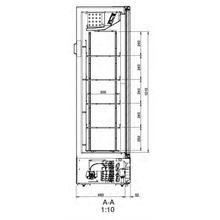 Cargue la imagen en la galería, GLEE - Vitrine de congélation - Glee X-SLIM-NV - 170 Litres - Froid ventilé
