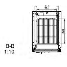 Lade das Bild in den Galerie-Viewer, GLEE - Vitrine de congélation - Glee X-SLIM-NV - 170 Litres - Froid ventilé
