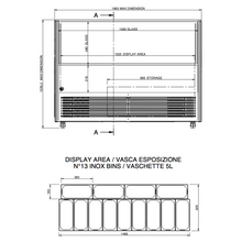 Görseli Galeri görüntüleyiciye yükleyin, GLEE - Vitrine à crèmes glacées &quot;Gelateria&quot; - Delight 13 PRIME
