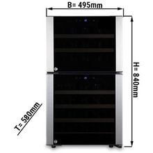 Cargue la imagen en la galería, Cave à vin 120 litres / 2 zones climatiques
