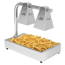 Carica l&#39;immagine nel visualizzatore di Gallery, Chauffe-snack / Pont chauffant PREMIUM GN 1/1*65 mm - avec 2 lampes chauffantes
