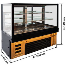 Görseli Galeri görüntüleyiciye yükleyin, DADA - Vitrine de pâtisserie réfrigérée - 1,3 x 0,8 m
