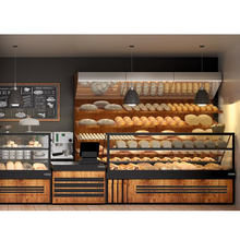 Carica l&#39;immagine nel visualizzatore di Gallery, DADA - Vitrine à gâteaux de pâtisserie neutre - 1,3 x 0,8 m
