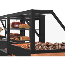 Carica l&#39;immagine nel visualizzatore di Gallery, DADA - Vitrine à gâteaux de pâtisserie neutre - 1,3 x 0,8 m
