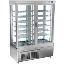 Lade das Bild in den Galerie-Viewer, Vitrine de congélation panoramique double porte - 12 Grilles de rangement - Gris

