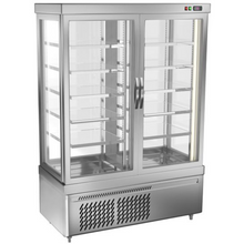 Lade das Bild in den Galerie-Viewer, Vitrine réfrigérée positive - 10 étagères de rangements vitrées - Gris
