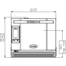 Cargue la imagen en la galería, UNOX - BakerLux Speed.Pro - Four ultra rapide - 3 x plaques 460x330 - 400V
