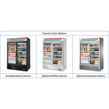 Carica l&#39;immagine nel visualizzatore di Gallery, TRUE REFRIGERATION - Frigo mural à boissons 2 portes - 1388 Litres
