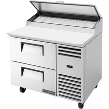 Charger l&#39;image dans la galerie, TRUE REFRIGERATION - Table à pizza 6 x GN 1/3 - 2 tiroirs - American style
