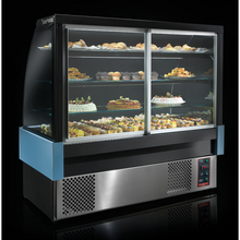 Cargue la imagen en la galería, TECNODOM - EVO 150 V - Vitrine de pâtisserie réfrigérée 1,5 m - Best-seller
