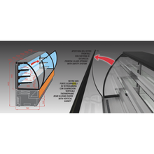 Lade das Bild in den Galerie-Viewer, TECNODOM - EVO 240 V - Vitrine de pâtisserie réfrigérée 2,4 m
