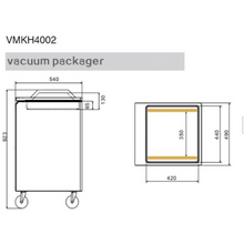 Lade das Bild in den Galerie-Viewer, Machine de sous-vide sur roulette 20 m³/h
