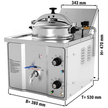 Lade das Bild in den Galerie-Viewer, Friteuse électriques à haute pression - 15 litres (3,0 kW) - Poulet frit
