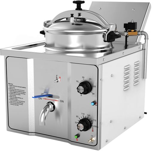Friteuse électriques à haute pression - 15 litres (3,0 kW) - Poulet frit