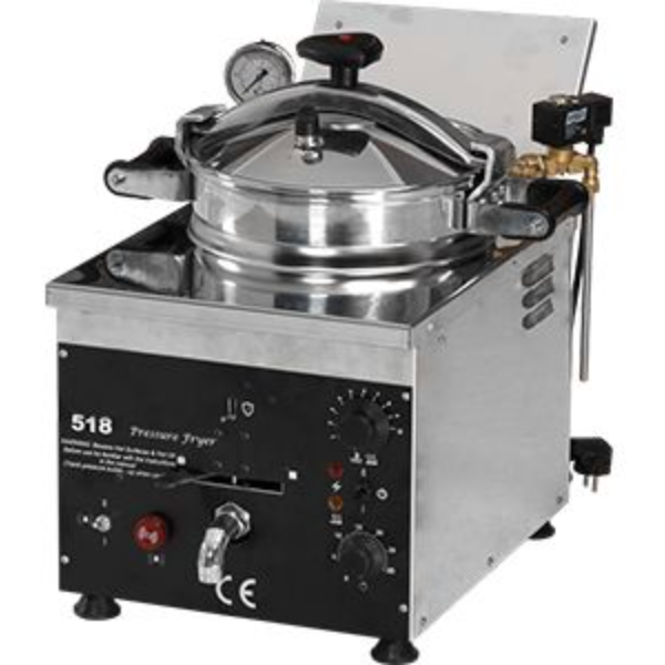 Friteuse électrique haute pression - 20 litres - Poulet frit