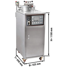 Lade das Bild in den Galerie-Viewer, Friteuse électrique á haute pression - 33 litres - Poulet frit
