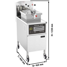 Lade das Bild in den Galerie-Viewer, Friteuses électriques à haute pression - 25 litres (13,5 kW) - Poulet frit
