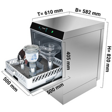 Lade das Bild in den Galerie-Viewer, Lave-vaisselle, lavage professionnel, lave-verres, dish-washer, lave vaisselle, vaisselle, classeq, swissfrigo , wintheralter
