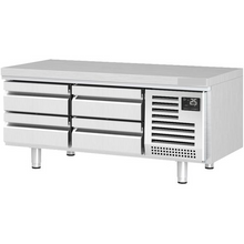 Charger l&#39;image dans la galerie, Table froide soubassement réfrigéré (GN) + 4 tiroirs 1/3 - PREMIUM
