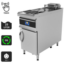 Lade das Bild in den Galerie-Viewer, Friteuse automatique à élévation électrique - 1 x 25 litres - PREMIUM
