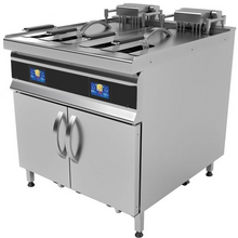 Lade das Bild in den Galerie-Viewer, Friteuse automatique à élévation électrique - 2 x 25 Litres - PREMIUM
