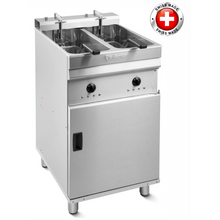 Load image into Gallery viewer, VALENTINE - EVO 2525 - Friteuse sur pied 2x 10 Litres - 14,5 Kw - Swiss made - EcoGastro
