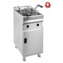 Charger l&#39;image dans la galerie, VALENTINE - EVO 400 T - Friteuse sur pied 18 Litres - 22 kw - Swiss made - EcoGastro
