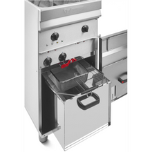 Cargue la imagen en la galería, VALENTINE - EVO 400 T - Friteuse sur pied 18 Litres - 22 kw - Swiss made - EcoGastro
