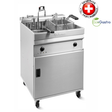 Charger l&#39;image dans la galerie, VALENTINE - EVO 600 - Friteuse sur pied 28 Litres - 21,6 Kw - Swiss made - EcoGastro
