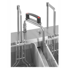 Load image into Gallery viewer, VALENTINE - Computer EVO 2525- Friteuse double sur pied 2x 10 Litres - TURBO - 22 Kw - Swiss made - EcoGastro
